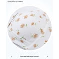 thumbnail image 3 of VISALY Wireless Bras Plus Size Bras Front Closure Bras No Underwire Vest Bra Soft Bras Everyday Bras foral Bras Comfortable Supportive Tshirt Bralette Breathable Bras Sports Bras Comfy Bras Beige 42, 3 of 7