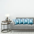 thumbnail image 3 of Ambesonne Moroccan Throw Pillow Cover 4 Pack, Signs at Night, 20", Navy Blue, 3 of 5