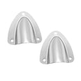 thumbnail image 3 of Miulika 4X 2 Sets Grade Stainless Steel Midget Clam Shell Wire Cable Vent 4 Pcs, 3 of 9