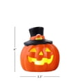 thumbnail image 3 of Mr. Halloween Set of 4 Mini Ceramic Jack-O-Lanterns, 3 of 8