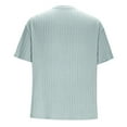 thumbnail image 5 of Tungbrin Men's Summer Short Sleeve T-Shirts Casual Comfy Round Neck Knitting Cotton Tops Big and Talls Gym Shirt, 5 of 6