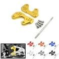 thumbnail image 3 of LOVIVER 1Pair Rearsets Base Foot Pegs Back Raise Bracket for R3 R25 MT03 Gold, 3 of 8