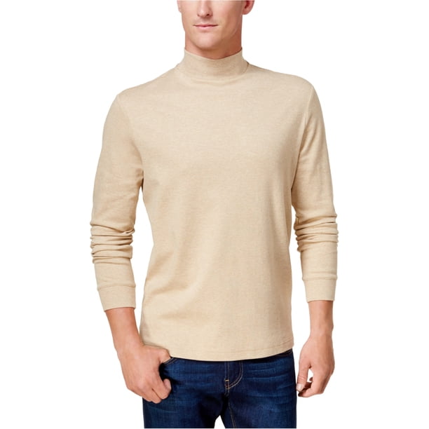Camiseta básica de manga larga para hombre Club Room, beige, XXX-Large