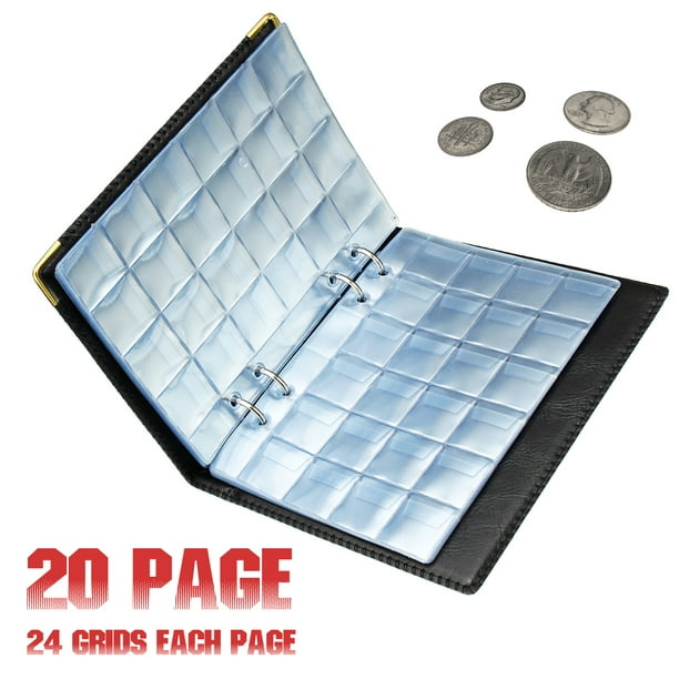 V.I.P. 480 Pockets Coin Holder Collection Coin Storage Album Book for Collector Coin Holder