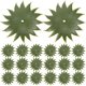 thumbnail image 1 of 50pcs Artificial Flower Calyxes Plastic Calyxes Plastic Green Sepals DIY Calyxes for Artificial Flowers Making, 1 of 4