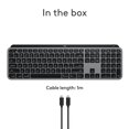 thumbnail image 4 of Logitech MX Keys S for Mac, Wireless Keyboard, Fluid, Precise Laptop-Like Typing, Programmable Keys, Backlit, Bluetooth USB C Rechargeable for MacBook Pro, MacBook Air, iMac, iPa, 4 of 12