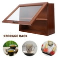 thumbnail image 2 of FRCOLOR 1Pc Desktop Cup Storage Box Tea Set Cosmetics Holder Home Sundries Organzier, 2 of 5