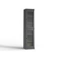 thumbnail image 4 of 100% Solid Wood 16.5" Bathroom Cabinet with Frosted Glass Doors and Adjustable Shelves, 4 of 6