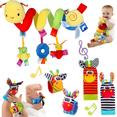 thumbnail image 1 of Peluche Sonaja Juguete Espiral Para Bebe Carriola, Cuna 5pcs Xtellar multicolor, 1 of 3