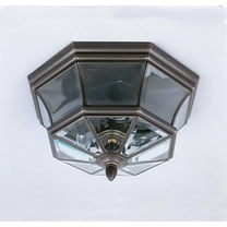 Quoizel Lighting - Three Light Outdoor Flush Mount - Outdoor Lantern - Newbury -