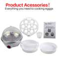 UUGEE Electric Microwave Egg Cooker for Hard Boiled with Automatic Shut