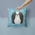 thumbnail image 2 of Carolines Treasures BB1664PW1414 Snowflake Japanese Chin Fabric Decorative Pillow, 2 of 4