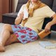thumbnail image 5 of Balery Cartoon Lobsters 2 Pantalones cortos de pijama de punto de algodón para hombre con cinturilla y bolsillos-XX-Large, 5 of 6