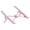 Pink, variant on Foldable Laptop Stand Multiple Color With Metal Frame And Comfortable Typing Position Adjustment