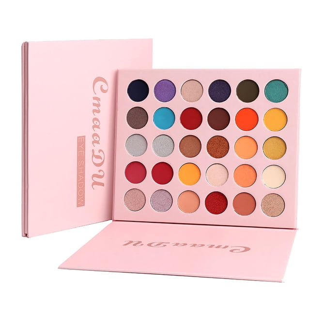 Paleta de sombras de ojos HUOGUO Matte Cream Shimmer 30 colores