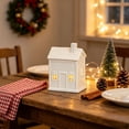 thumbnail image 2 of WYBXZ Christmas Village House Decor, Ceramic LED Lighted Tabletop Accent for Winter, 2 of 7