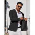 thumbnail image 4 of COOFANDY Men's Casual Blazer Lightweight Sport Coat One Button Suit Jacket, 4 of 6