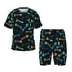 thumbnail image 1 of Balery Little Fish Skeleton Conjunto de Pijama Infantil de Manga Corta con Estampado – Ropa de Dormir de Algodón Suave-4X-Large, 1 of 6