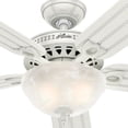 thumbnail image 3 of Hunter Beachcomber 52" Indoor/Outdoor Ceiling Fan w/ Light and Pull Chain, White, 3 of 10
