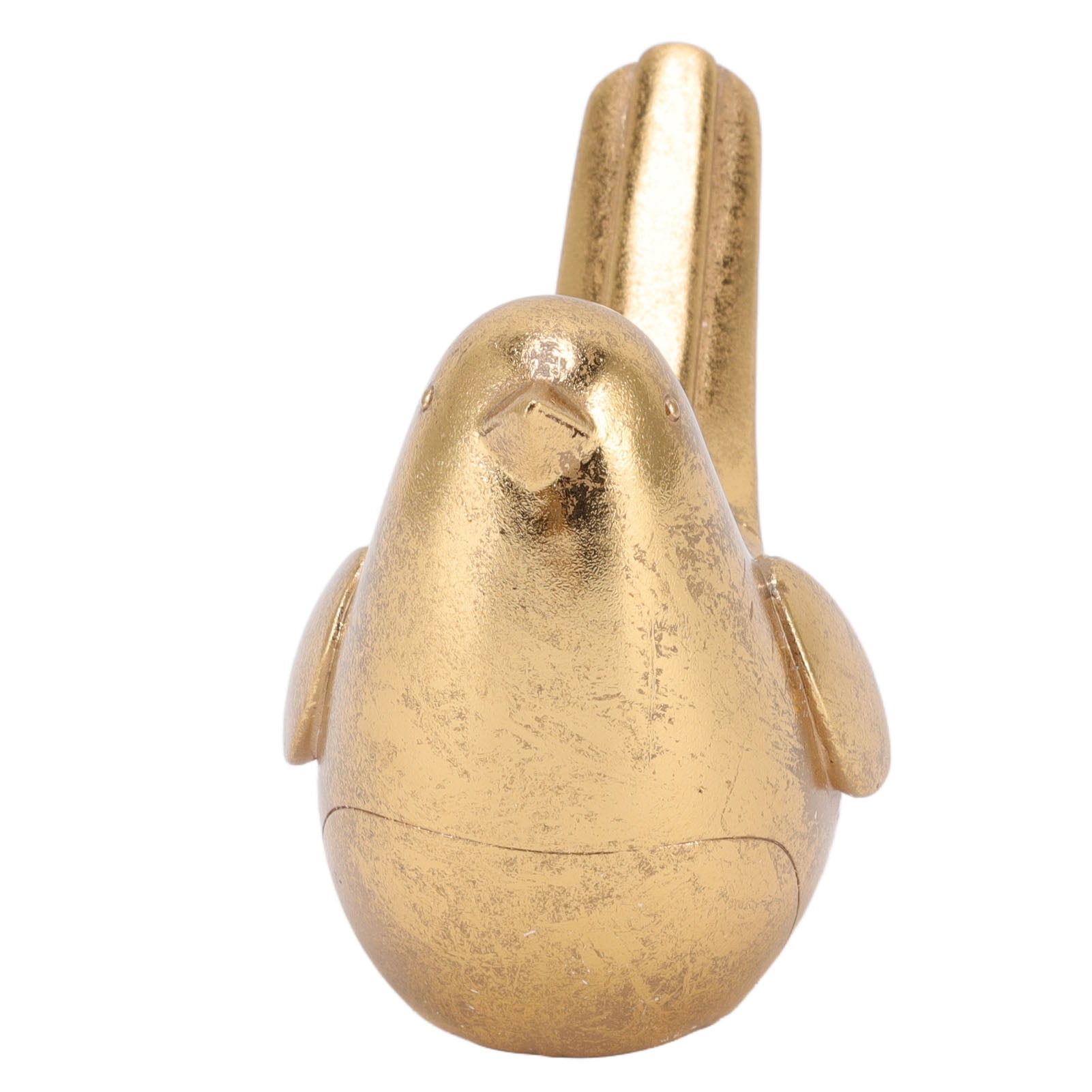 Gold Bird Statues Home Decor, Decorative Effect Resin Bird Statue For