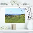 thumbnail image 1 of Green Field with Cypress Trees Panorama - Oversized Landscape Wall Art Print, 1 of 3