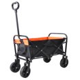 thumbnail image 2 of Folding Wagon, Wagons Carts Foldable, Garden Shopping Beach Cart, Collapsible Wagon for Outdoor Yard, Folding Wagon Cart for Adults Boys and Girls, Black and Yellow, 2 of 8
