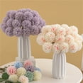 thumbnail image 5 of Danhjin Fake Flowers, Artificial Flowers for Outdoors Indoors Decoration Chrysanthemums Singly Faux Flowers, for Garden Porch Patio Graveside Home Decor, Flowers for Decoration, 5 of 9