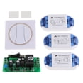 thumbnail image 3 of 433MHZ AC85V-250V DC16V-48V telemando Inalámbrico De Lámpara De 3 Interruptor De telemando So Manera Azul Gloria Interruptor remoto inalámbrico, 3 of 9