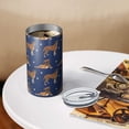 thumbnail image 3 of 20oz Coffee Tumblers Cute Boxe Stainless Steel Vacuum Insulated Travel Tumbler Coffee Cups Mug with Lid and Straw with Cleaning Brush for Cold & Hot Drinks, 3 of 5