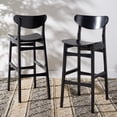 thumbnail image 2 of SAFAVIEH Thaxton Contemporary Bar Stool, Black, Set of 2 (17.2 in. W x 22.8 in. D x 41.8 in. H), 2 of 7