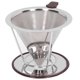 thumbnail image 4 of Verter Sobre El Goteador De Café, Reutilizable 1-4 Tazas Filtro De Café De Acero Inoxidable Sin Papel Malla 300 Para Ollas Compartidas OTVIAP Coffee Filter Funnel, 4 of 8