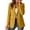 Yellow, variant on SETOOFF Women Solid Blazer Jacket, Notched Lapel Two Button Long Sleeve Flap Pockets Open Front Regular Fit Work Suit Coat Business Office Casual Layering Outerwear