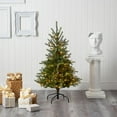 thumbnail image 2 of Nearly Natural 4ft. North Carolina Spruce Artificial Christmas Tree with 100 Clear Lights and 207 Bendable Branches, 2 of 7