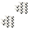 thumbnail image 4 of relayinert Rail de Rideau Robuste 10 Pcs Rail Coulissant Robuste Crochet de Transport Roulant Support de Plafond Solide et Durable Blanc Noir Style 5 2Ensemble, 4 of 6