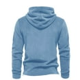 thumbnail image 4 of Chiccall Mens Fleece Hoodie Long Sleeve Drawstring Soft Hooded Sweatshirts Warm Casual Athletic Workout Pullover with Pocket, 4 of 7