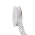 thumbnail image 5 of LaRibbons Merry Stripe Grosgrain Ribbon, 5 of 7