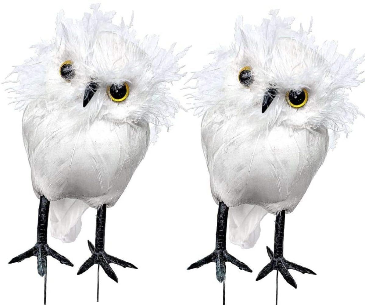 BANBERRY DESIGNS White Snowy Owl Birds 
