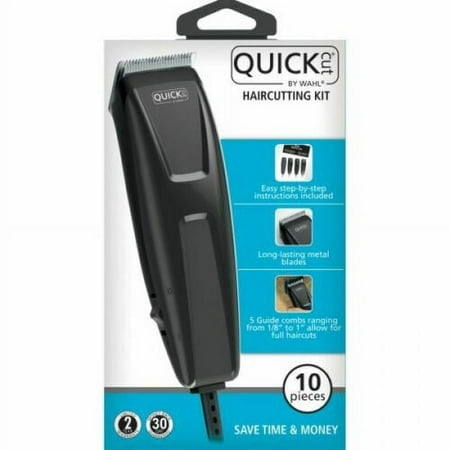 Wahl 9314-300 Quick Cut 10 Piece Hair Cutting Kit Trimmer Clipper