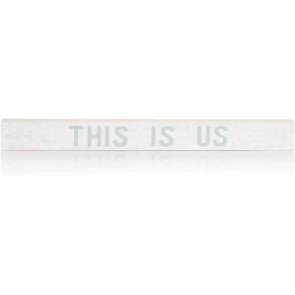 Decorative Expressions 2x20 Wooden Sign and Card Holder This is Us