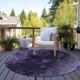 thumbnail image 6 of Addison Rugs Chantille Indoor/Outdoor Transitional Modern Purple Washable Round Rug, 8' x 8', 6 of 6