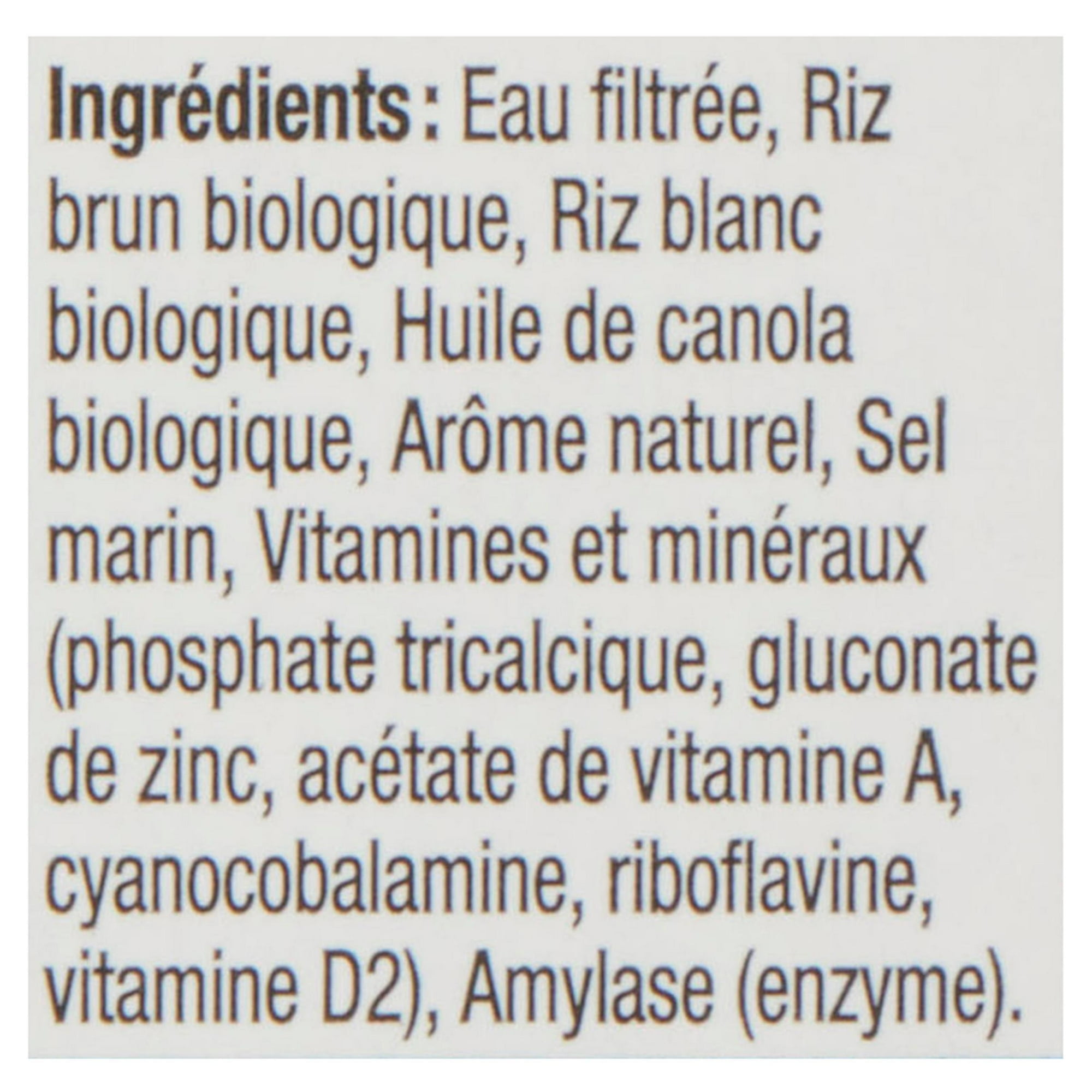 Natur-A Boisson Biologique de Riz à la Vanille