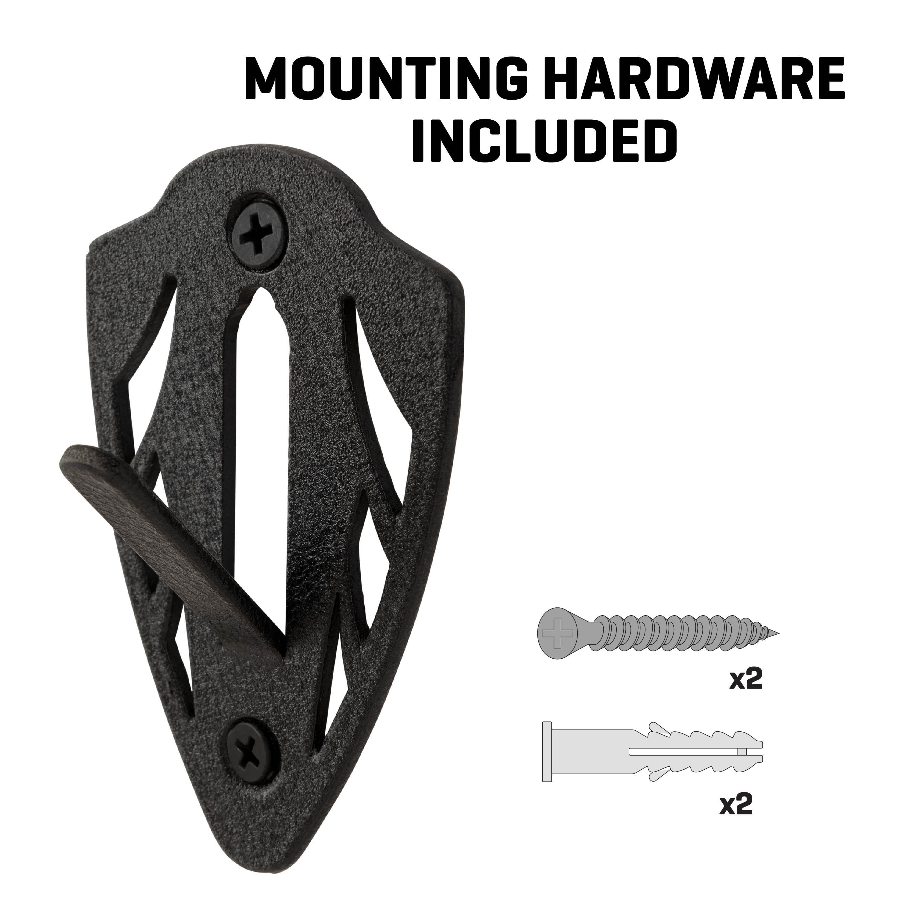 Allen Company EZ Mount Skull Peg - Steel European Mount Hanger - Matte Black