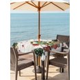 thumbnail image 2 of Outdoor Tablecloth with Umbrella Hole and Zipper, Christmas Square Table Cloth 54x54 Inch Waterproof Tablecloth, Gnomes Xmas Tree Snowflake Winter Gifts Wooden Picnic Table Cover for Patio Camping, 2 of 7