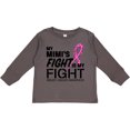 thumbnail image 3 of Inktastic My Mimi's Fight is My Fight- Breast Cancer Awareness Boys or Girls Long Sleeve Toddler T-Shirt, 3 of 5