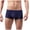 Dark Blue, variant on Mens Underwear Men's Underwear Fashion Trend Color Stripes Comfortable Low Waist Boxer Briefs