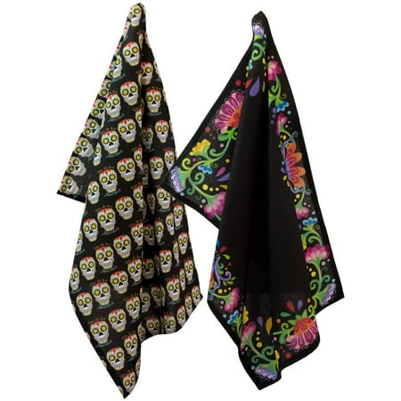 

Boston International Dish Towel Set of Two Cotton Tea Towels 28 x 18 No Vida Cantina C48