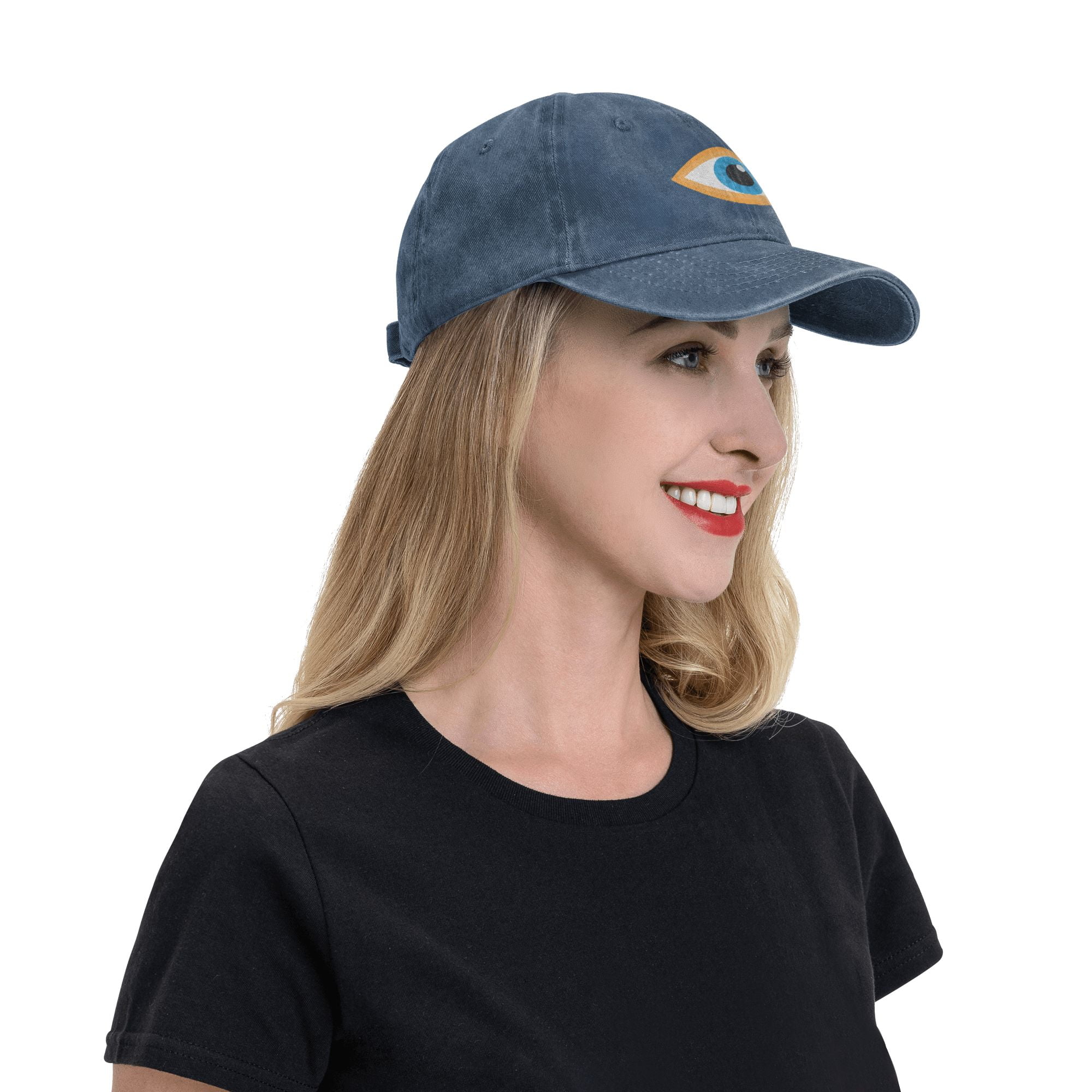 ●HOODHOOD● HD Applique Damage Ball Cap Dust Blue HDBD01AC0 HD Apllique damage ballcap - HOODHOOD | 60% - Asian Fashion
