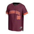 thumbnail image 2 of Youth GameDay Greats #00 Maroon Virginia Tech Hokies Lightweight Collegiate Baseball Fashion Jersey, 2 of 3