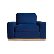 Urban Home Landon Chair Fabric Platform in Cobalt