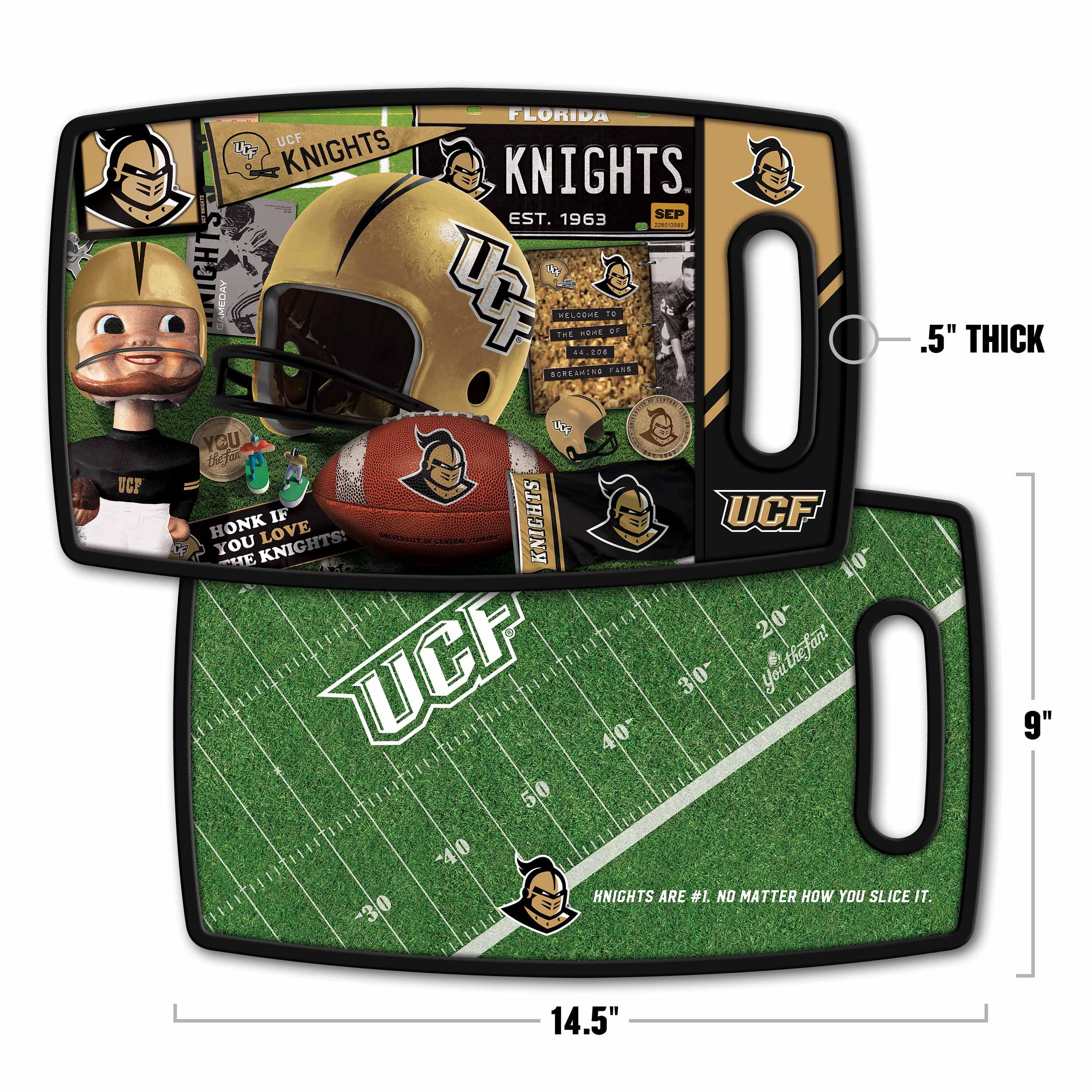 YouTheFan NCAA Central Florida Knights Retro Series Cutting Board